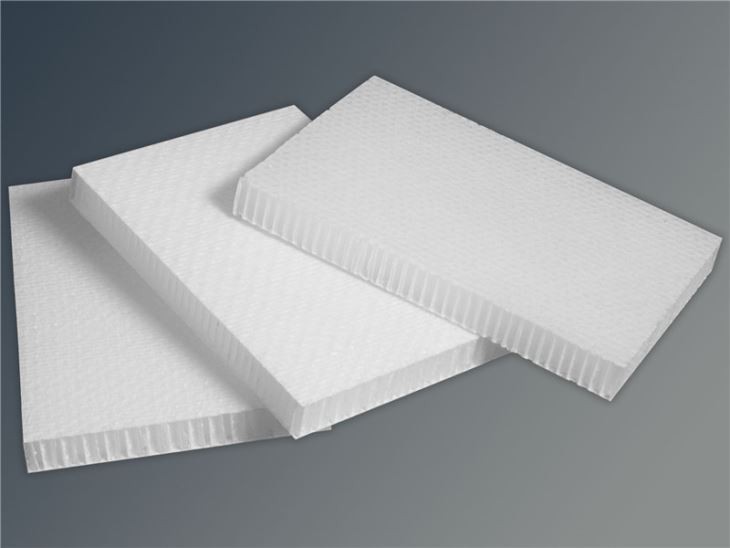 Paneles de nido de abeja de plástico